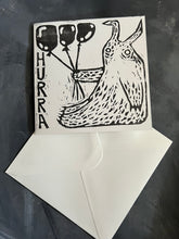 Load image into Gallery viewer, ”Hurra” Dubbelvikt kort m. kuvert