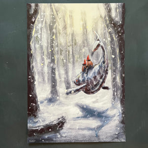Print "gnomes"
