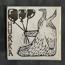 Load image into Gallery viewer, ”Hurra” Dubbelvikt kort m. kuvert