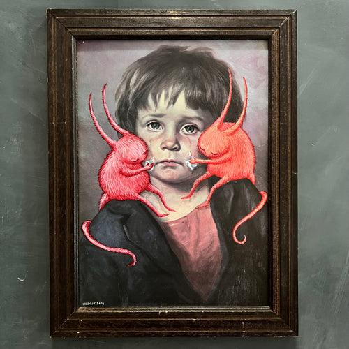 Tavla ”Röd tröst”