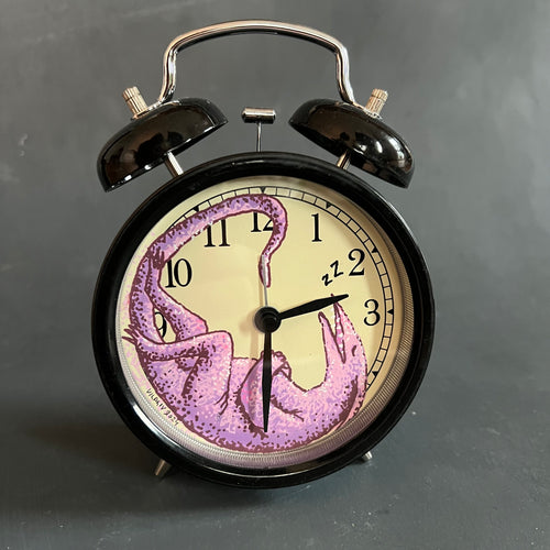 Väckarklocka lilla lila