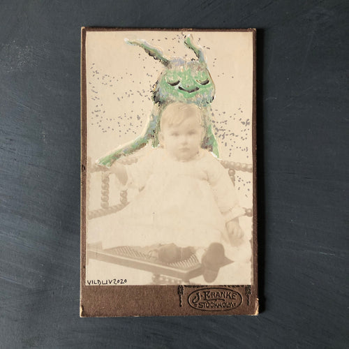 Vintage portrait card 