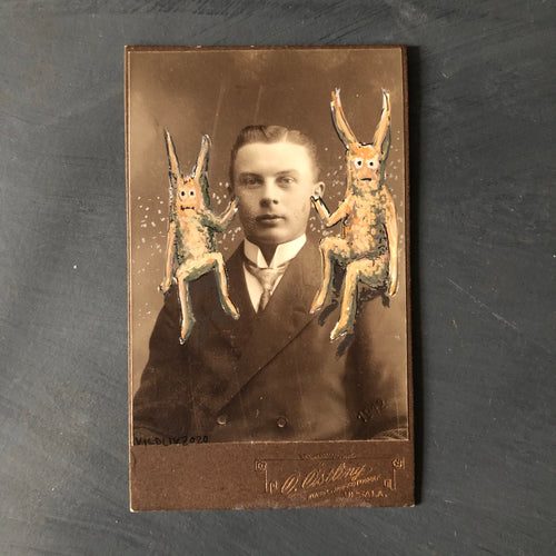 Vintage portrait card 