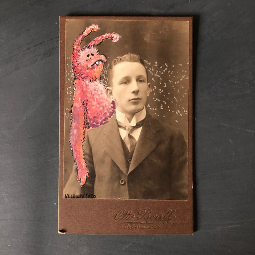 Vintage portrait card 