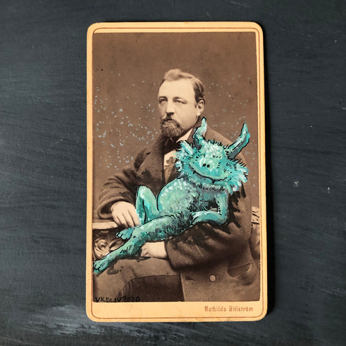 Vintage portrait card 