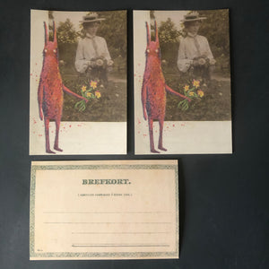 Set of 3 postcards "Flowers"