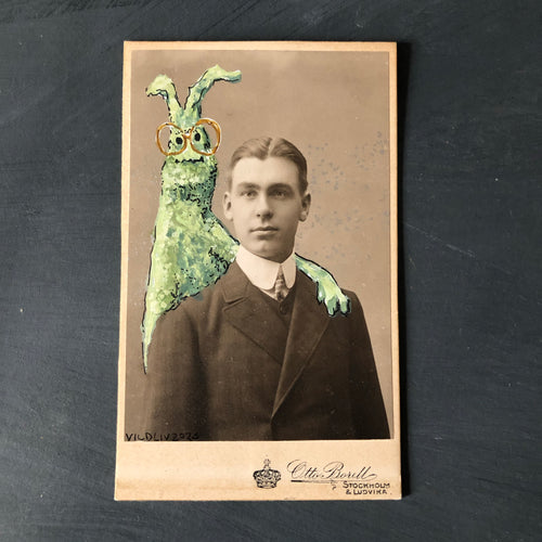 Vintage portrait card 