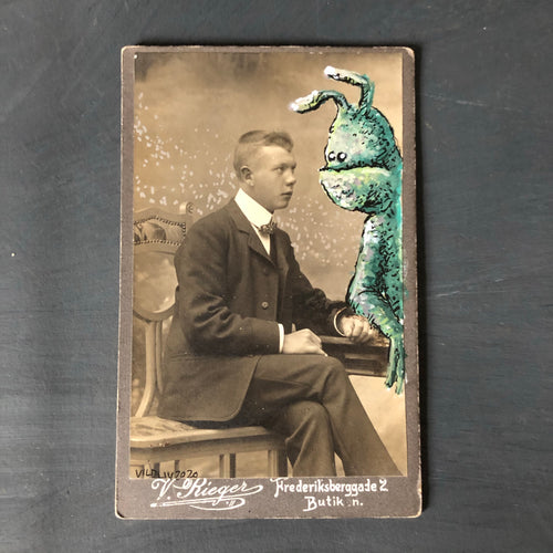 Vintage portrait card 