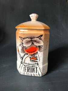 Porslinsburk ”Frukt”
