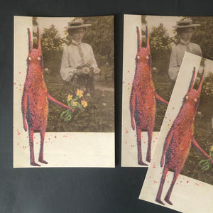 Set of 3 postcards "Flowers"