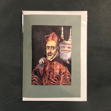 Ladda upp bild till gallerivisning, ”Kardinal-inquisitorn” Dubbelvikt kort med kuvert