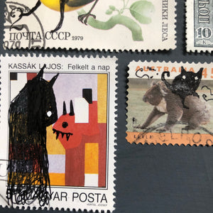 Illustrated stamps # 4