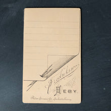 Load image into Gallery viewer, Vintage portrait card &quot;Combed&quot;