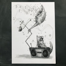 Load image into Gallery viewer, Illustration ”Sjung”