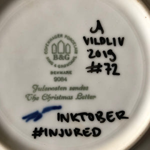 Tallrik #72 ”injured”