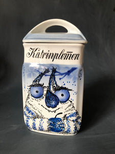 Porslinsburk ”Katrinplommon”