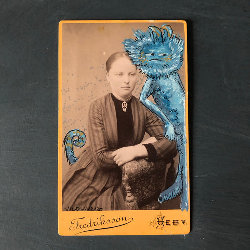 Vintage portrait card 