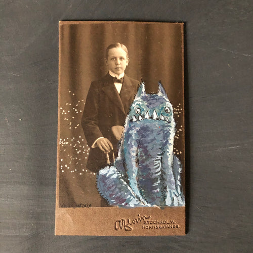 Vintage portrait card 