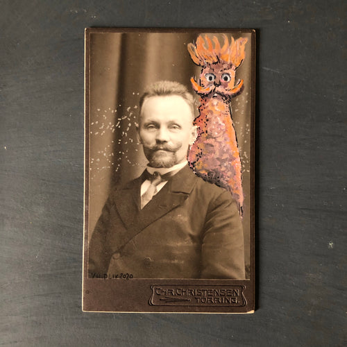 Vintage portrait card 