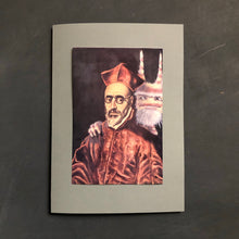 Ladda upp bild till gallerivisning, ”Kardinal-inquisitorn” Dubbelvikt kort med kuvert